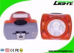 Underground High Power Miners Cap Lamps Cordless Against Explosion For Tunneling