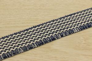 Wholesale 35mm Woven Tapes Multifunctional Ripple Fringe Trim Bohemian Style from china suppliers