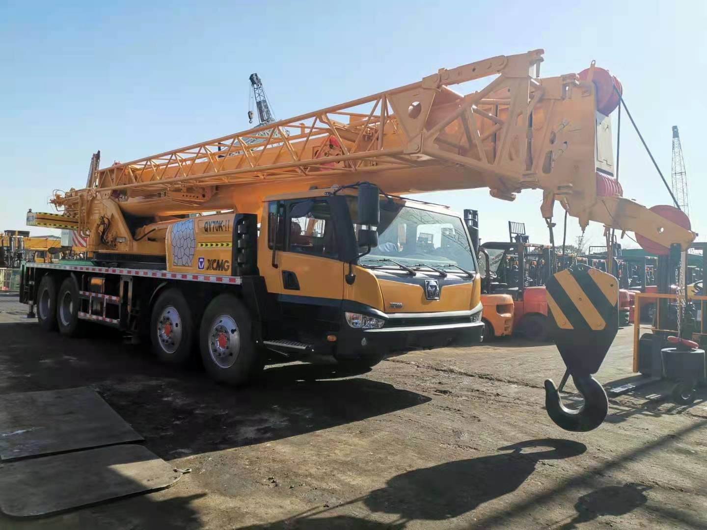 XCMG QY70K 2200rpm 5 Arm Used Mobile Crane 70 Ton