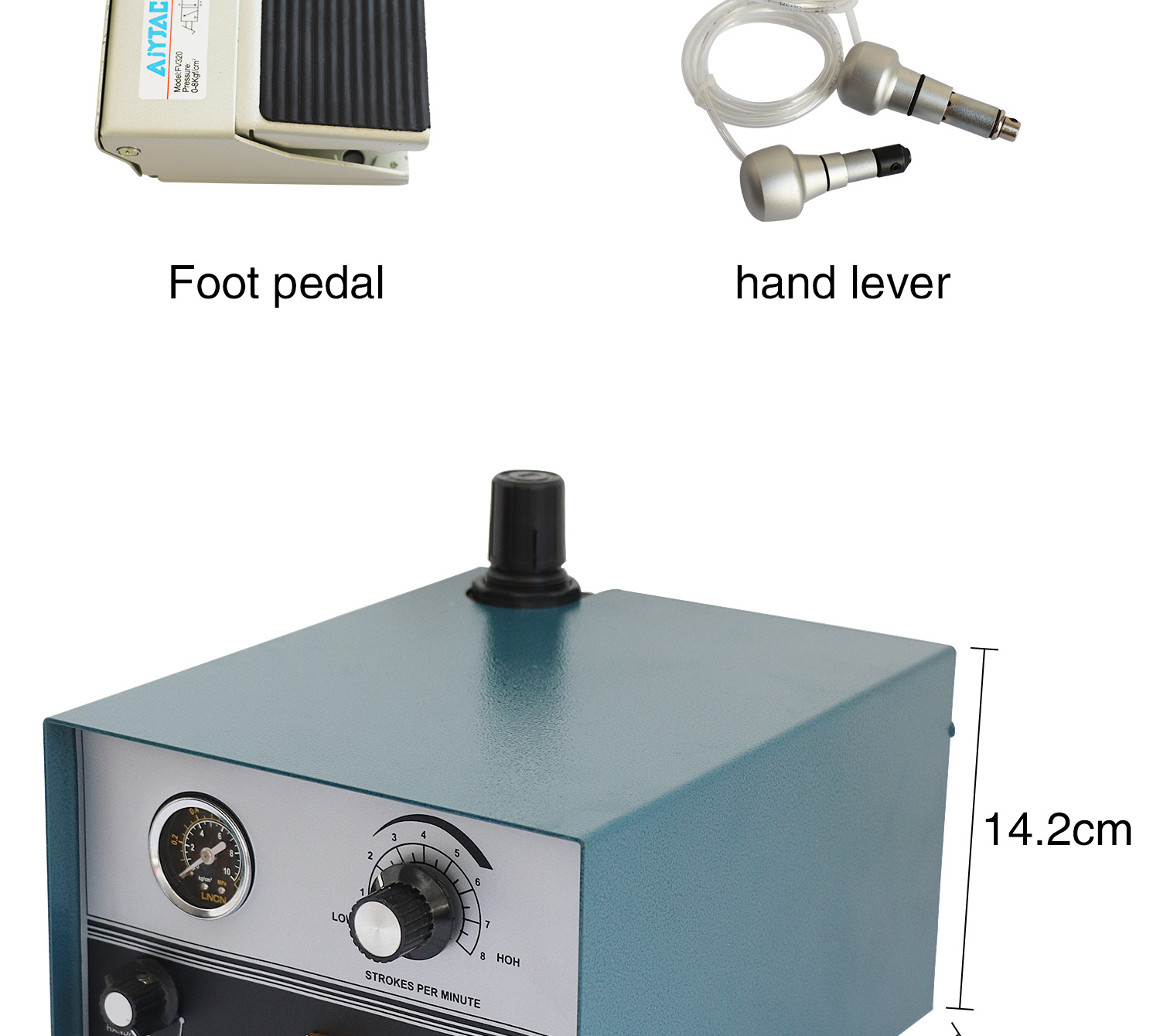 60W Pneumatic Engraver Machine 4000RPM Double Ended Impact Graver