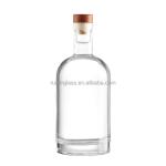 500ml 750ml Glass Liquor Bottle for Whiskey Vodka Custom Make Industrial