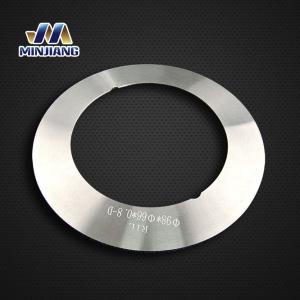 Wholesale Mirror Polished Circular Carbide Slitter Knives For Tobacco Industry Machines from china suppliers