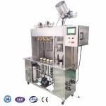 Semi Automatic 4 Head Beer Bottle Filler Adopting CIP Cleaning System