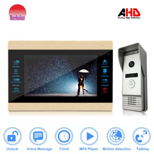 Morningtech Popular 10.1 inch AHD Door bell 720P960P door unlock and door