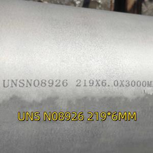 Wholesale DIN1.4529 Incoloy Alloy Seamless Pipe 219*6*6000mm UNS N08926 1.4529 Seamless Alloy Tubing from china suppliers