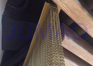 Wholesale Anodized Aluminum Metal Chain Link Curtains Fly screen In Salon / Bar / Cafe from china suppliers