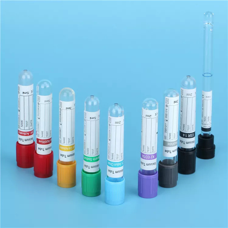 Disposable Vacuum Blood Collection Tube Multi Color Blood Sampling Tube CE ISO