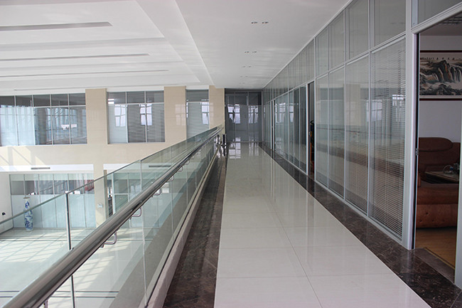 120min Fire Retardant Aluminium Frame Glass Wall Acoustic Demountable