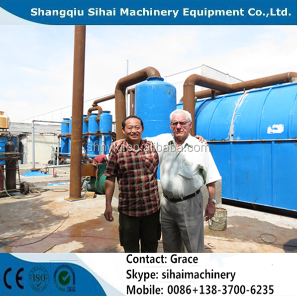 Free Installation Waste Tyre Recycle to Diesel Pyrolysis Plant for Diesel Production