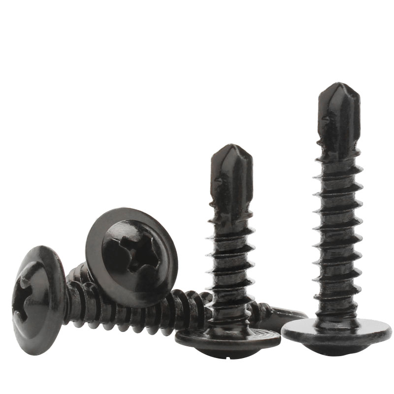 Self drilling dovetail screw with cross drilled design and DIN/GB/ISO thread types