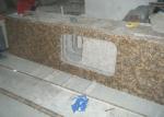 Baltic Gold Granite Stone Slab Countertop Solid Surface Vanity Tops For Bathroom