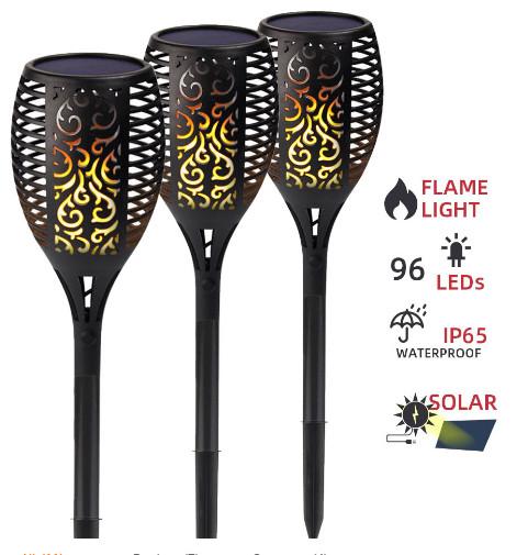 96 LED Waterproof Outdoor Landscape Decoration Dancing Flame Lighting Flickering