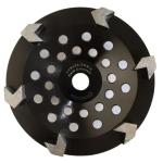 180mm 7 Inch Diamond Cup Concrete Grinding Wheel V Shape Teeth