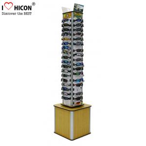 Wholesale Make Your Own Eyewear Floor Display Stand Sunglasses Displays Wooden Spinner from china suppliers