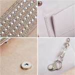 CLUTCH PURSE FOR WOMEN RHINESTONE BLING EVENING BAGS HANDBAGS FOR WEDDING PARTY