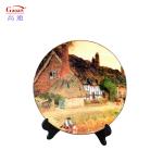 White Glass Round and Square Cutting Board Placemat for Customized Color Dining