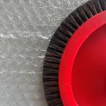 Monforts Stenter Machine Parts Red Small Brush wheel Black Nylon Hair Plastic