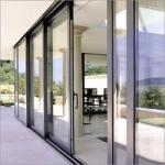 Custom Aluminium Frame Glass Sliding Stacking Doors Powder Coating Sliding door