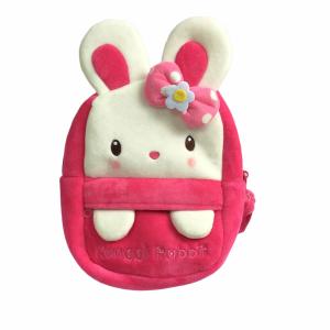 Wholesale OEM Pink Cartoon Rabbit Plush Backpack Cute Plush Bag Children Mini Schoolbag from china suppliers