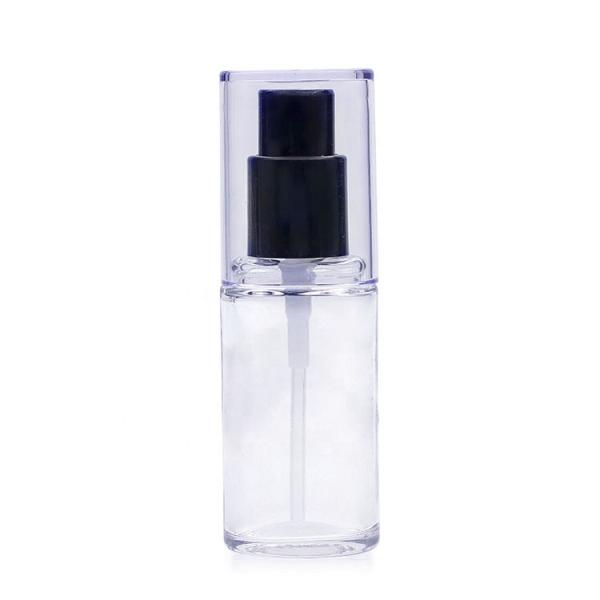 35ml Empty Ellipse Glass Powder Foundation Bottle For Cosmetic Packaging Liquied