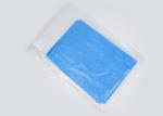 Disposable Nonwoven SMS Blue Surgical Gown , Isolation Apron Patient Gown