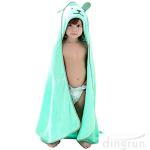 Soft Baby Hooded Towel Bear Ear , Personalized Hooded Bath Towels For Kids