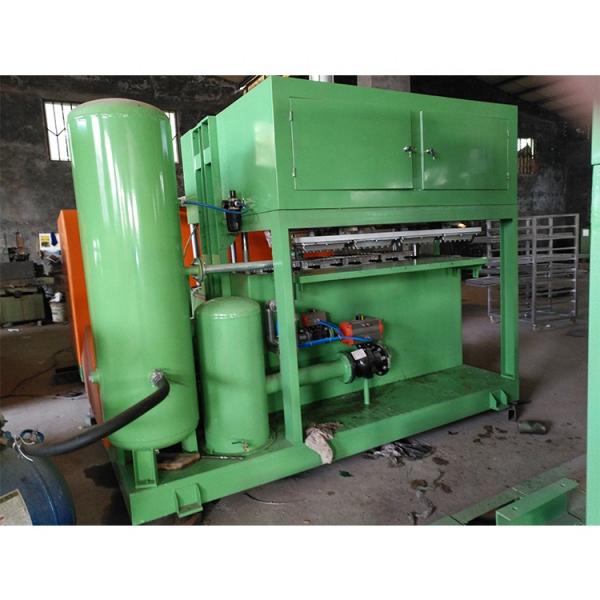 350pcs / Hour Egg Tray Equipment With Aluminum Molds Egg Packaging Machine