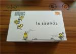 Decorative Matt Vanishing Finish Patterned Cardboard Paper Box , Shoes Gift Box