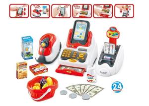 Wholesale Pretend Children's Play Toys Cash Register With Scanner And Credit Card Machine from china suppliers