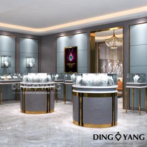 Wholesale Locks Installed Stain Steel Showroom Display Cabinets from china suppliers