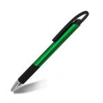 Classic Aluminum Ballpoint Pen Colorful Spray Paint Soft Pen Grip Black Clip