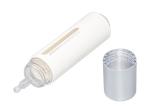 Empty Rose Gold Unique White CBD Cosmetic Luxury Skincare Hair 15ml Push Button