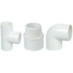 Tee 45 90 Degree Pvc Drainage Pipe Fittings Elbow Male Famale Thread Adaptor
