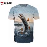 Sport Easy Wash Custom Fishing Jerseys Strong Moisture Absorption Recreational