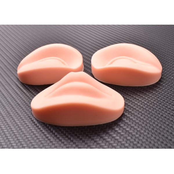 3D Replaceable Eyes + 1 pc Lip Permanent Makeup Practice Skin Washable