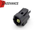 Black Car Waterproof Sensor Connector 1 Pin Female AMP / TE 174877-2 Length 27