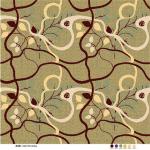 Oriental Handmade Woollen Carpet , Woven Wool Area Rugs Jacquard Style