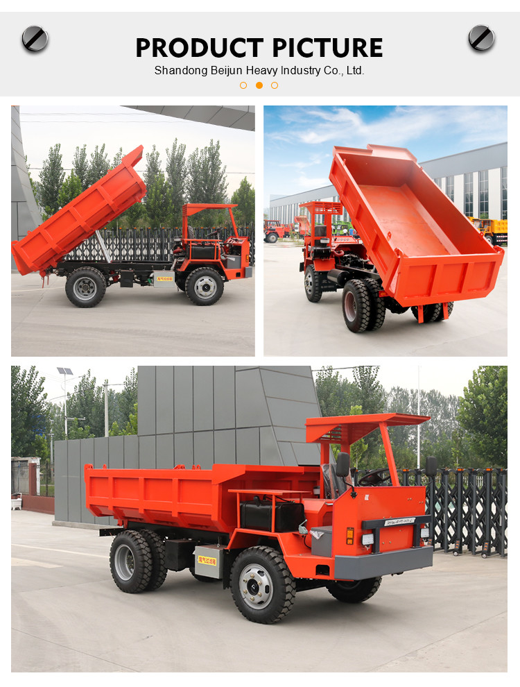 4X2 Small Underground Dump Truck 5 Ton With FAW-4DW92-73 Engine