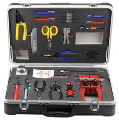 Pro ' S Fusion Splicing Tool KitKF - 6200 , High Standard Fiber Optic Cable