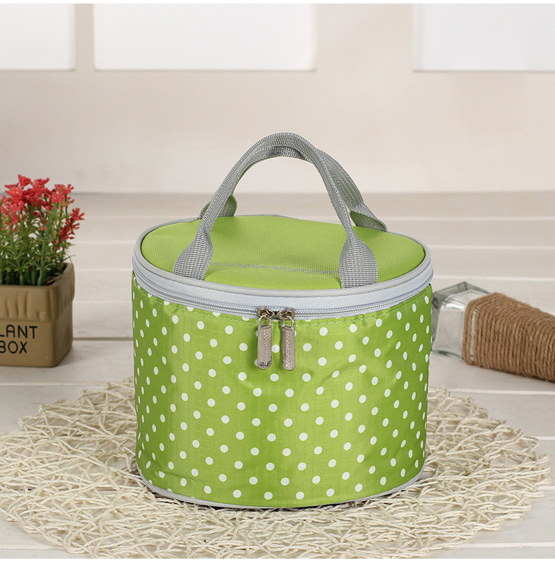 L19cm Polyester Insulated Thermo Foldable Lunch Bag
