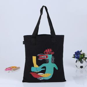 Wholesale high quality eco custom printed promotional cotton canvas tote bag from china suppliers