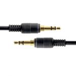OEM Gold Plating 1M 2M 3M Male to Male 3.5mm Jack Aux Auxiliary Speaker Stereo