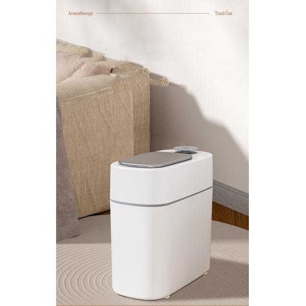 Large Capacity Household Bathroom Aromatherapy Antibacterial Narrow Slit Induction Spray Storage Bucket Waste Bins Trash Can