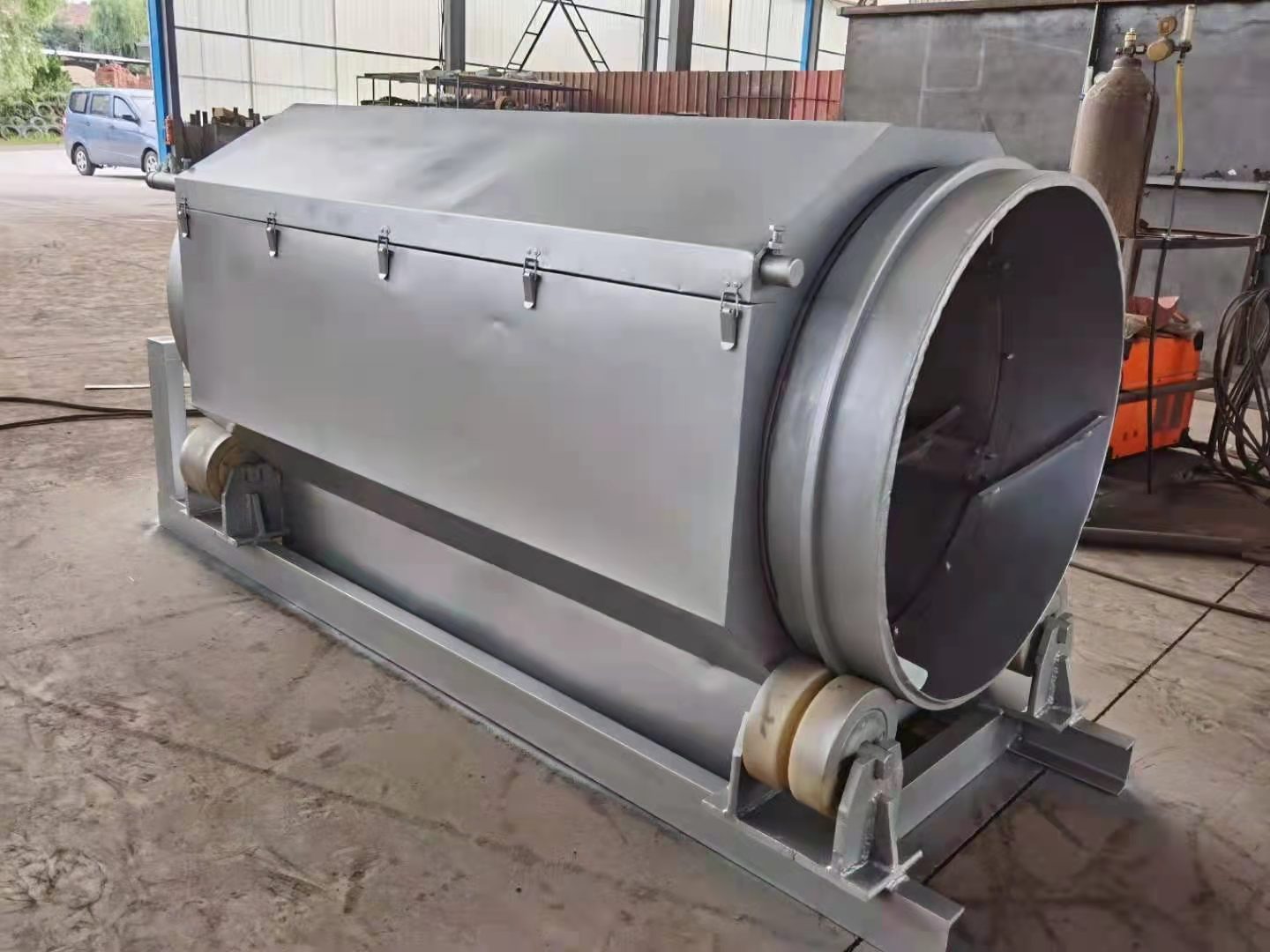 SS304 316 Aluminum Shredder Machine Aquaculture Microfiltration Machine Drum Filter