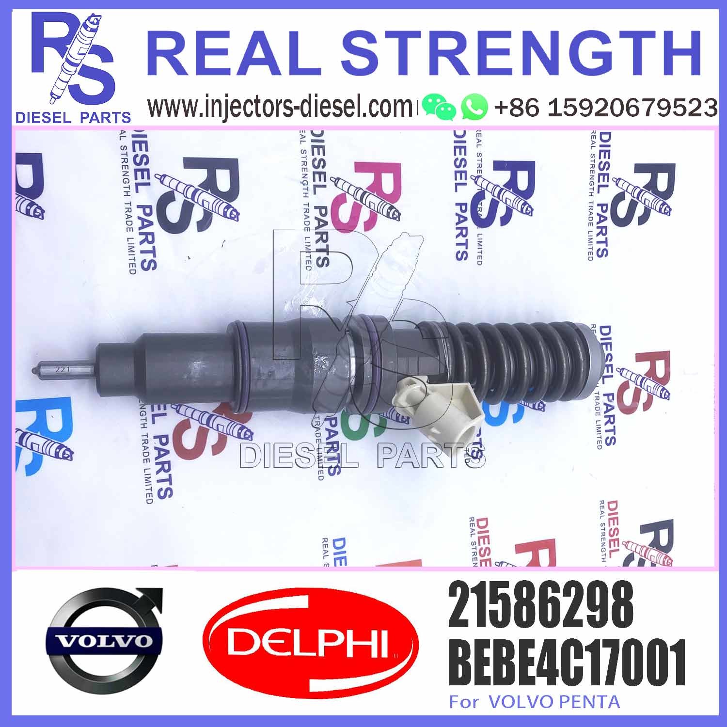 21586298, 3801441 BEBE4C17001 9.5 MM BORE L235PBC E1 VOL-VO / VOL-VO PENTA VOL-VO PENTA