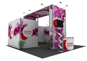 Wholesale Exhibition Trade Booth Displays , Light Weight Conference Display Booths from china suppliers