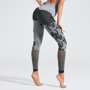 Wholesale 2019 Leopard Grain Fitness Seanmless Mesh Woman Yoga Leggings Or Top from china suppliers
