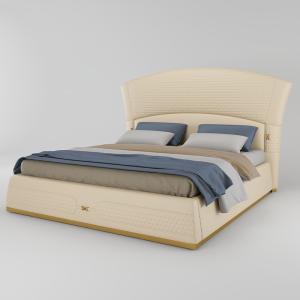 Wholesale Leatherette Luxury Italian Bed Titanium Legs 90in Gold from china suppliers