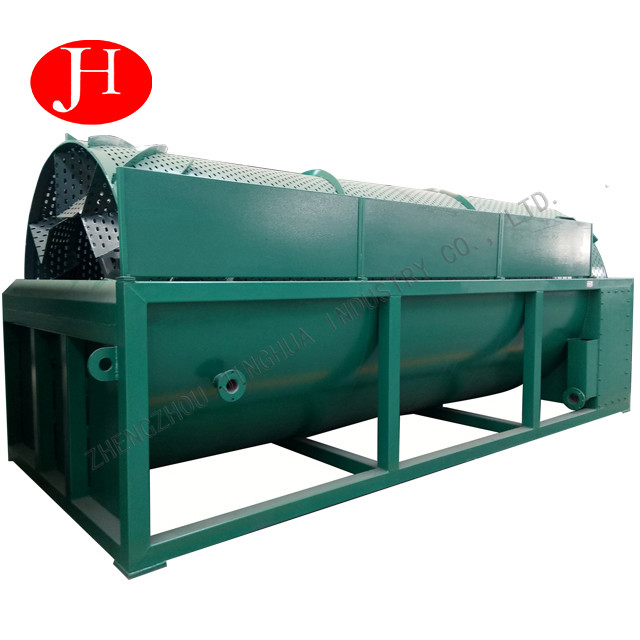 Stainless Steel Cassava Flour Making Machine Cassava Rotary Washer 22Kw