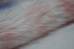 Gradient three colors Long Hair Fur Fabric 150cm Fake Fox，Provide ultimate